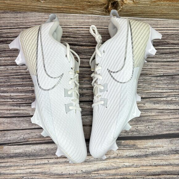 Size 12 Worn Once Nike Vapor Edge Speed 360 2 White Football Cleats DA5455-100 main image 9